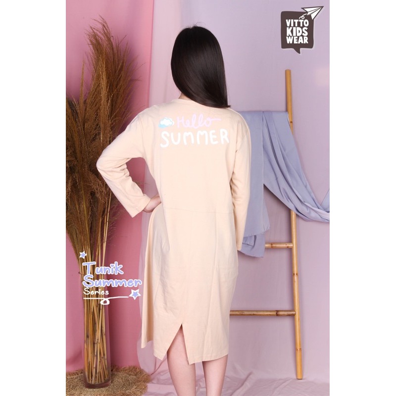 Tunik Anak Junior Big Cutting Summer Dress Vitto