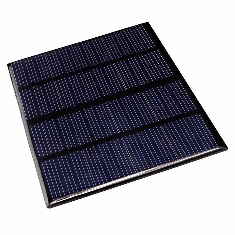 Jual DIY Mini Star Solar Panel 12V 1.5W - CNC85X115-18 - Hitam