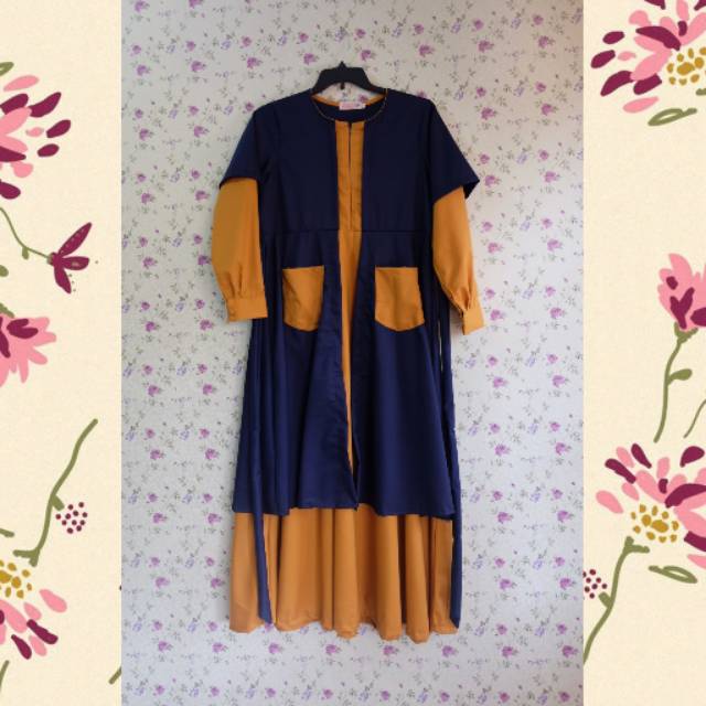 Gamis rompi pesaan mb kaira