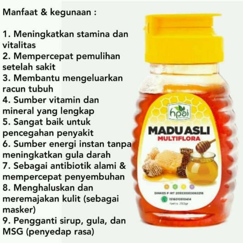 

madu asli multiflora