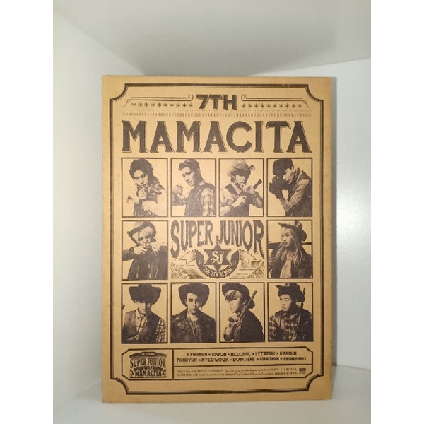 SUPER JUNIOR ALBUM MAMACITA B VERSION