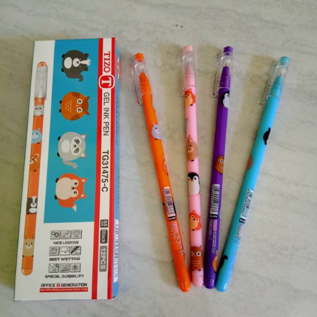 

[ Ecer ] Pulpen / Gel Ink Pen / Gel Pen Tizo 0.5mm