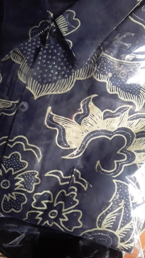 Sedjiwo Dongker Kemeja Batik Pria Full Furing Bahan Katun Halus Primisima