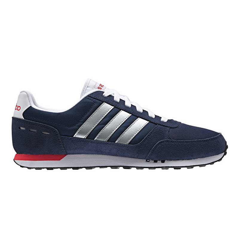  Sepatu Adidas Neo City Racer  Navy Silver Original Shopee 