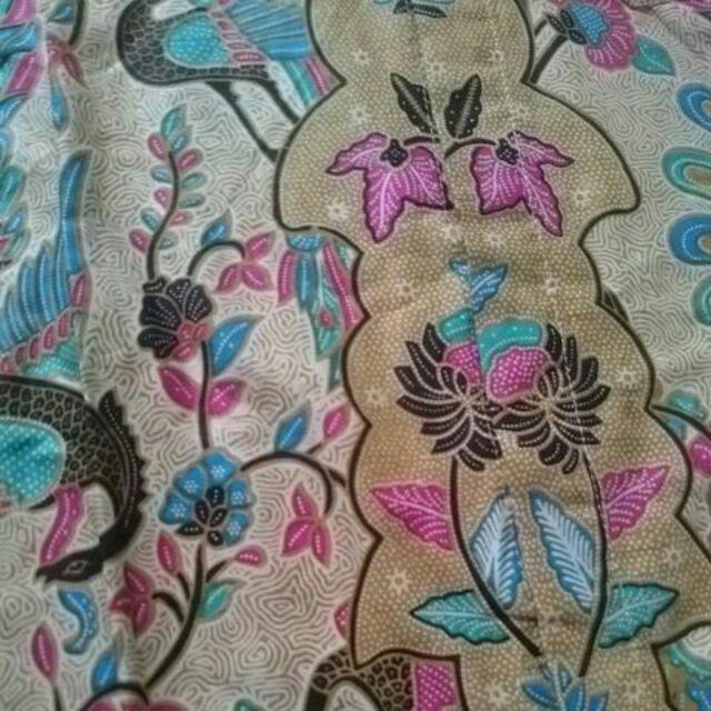 Kemeja Batik Pria Lengan Panjang Motif Parang Ijo M L Xl Xxl