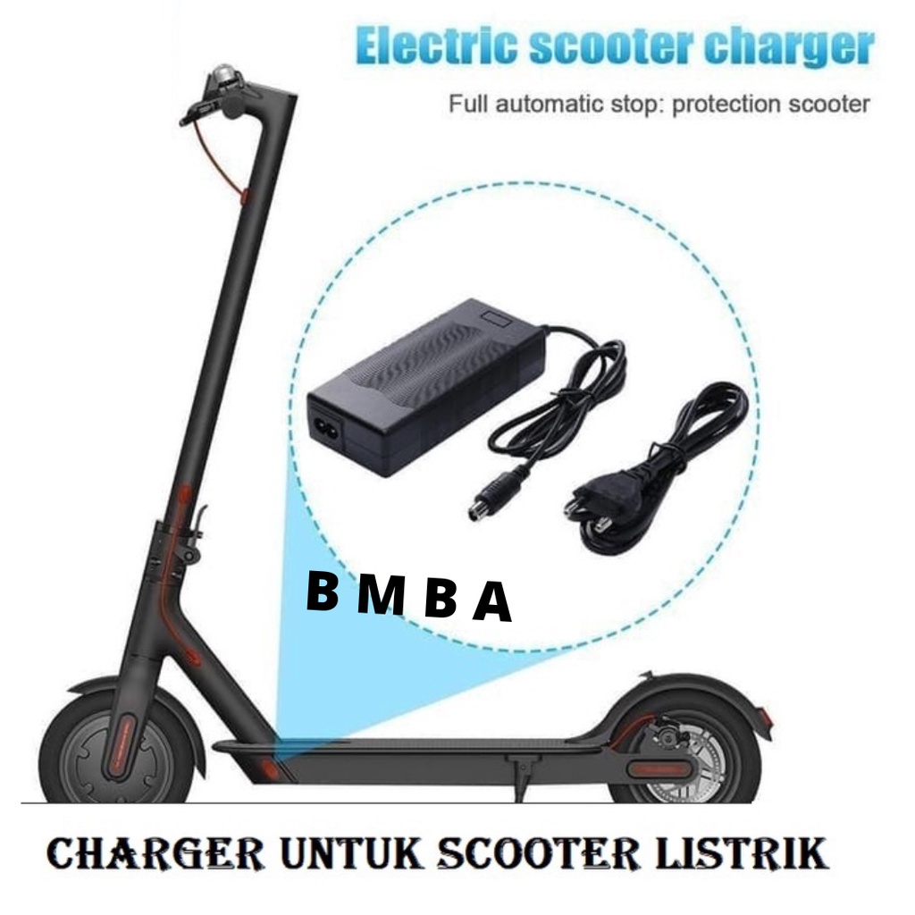 Charger Scooter electric 1.5 A / Casan Skuter Listrik / Adaptor Skuter