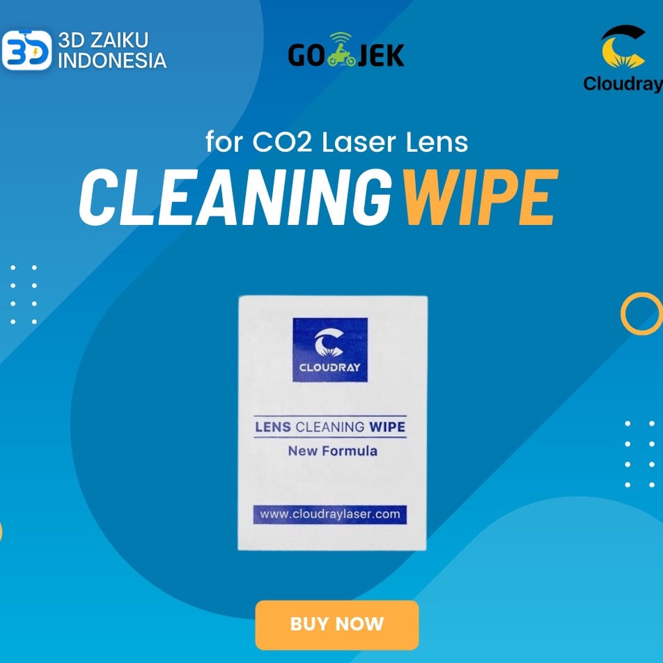 CloudRay Cleaning Wipe for CO2 Laser Lens Tissue Lap Lensa CO2 Cermin