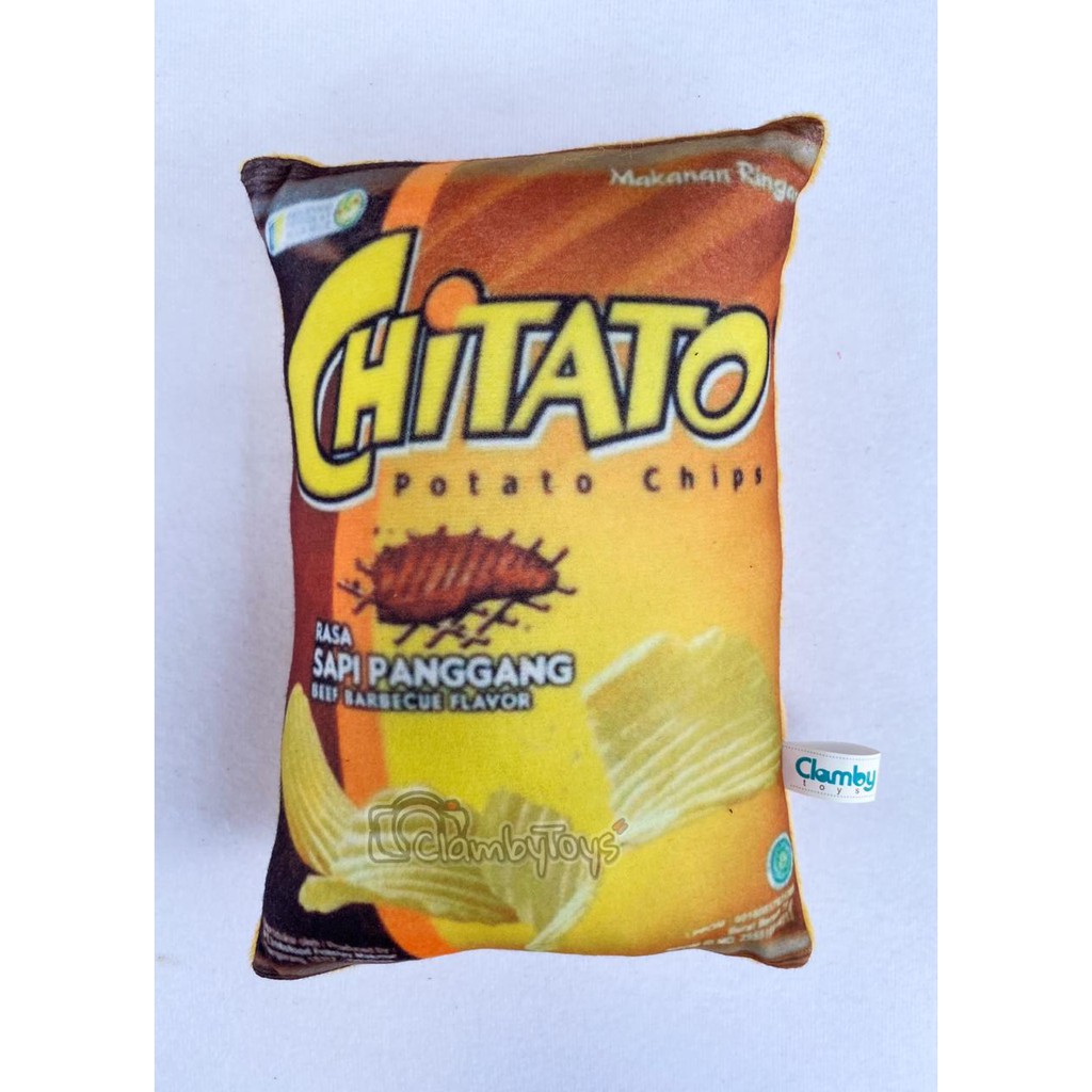 Clambytoys Bantal Snack | Bantal Custom Snack Makanan