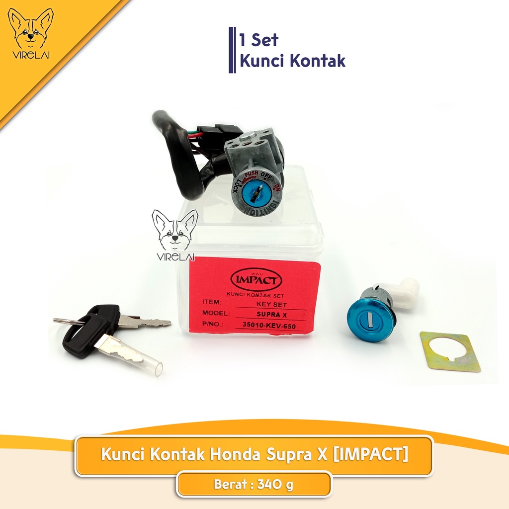 Kunci Kontak Honda Supra / Supra X 125 Injection / Karburator / Supra X 125 New 2013 [Impact]