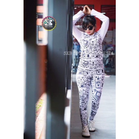 SXB SPORT PABRIK BAJU OLAHRAGA SXB ART MEDIA LONGSLEEVE DAN LEGGING