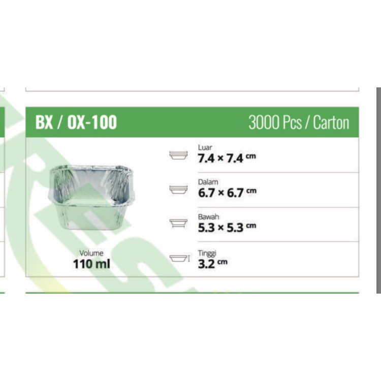 Mika Kotak Foil Foil OX100 isi 10lembar