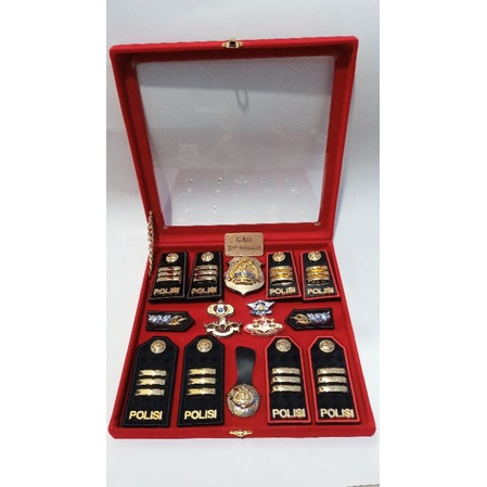 Pangkat Pdh Pdu Box Set Ipda/Iptu/Akp Custom