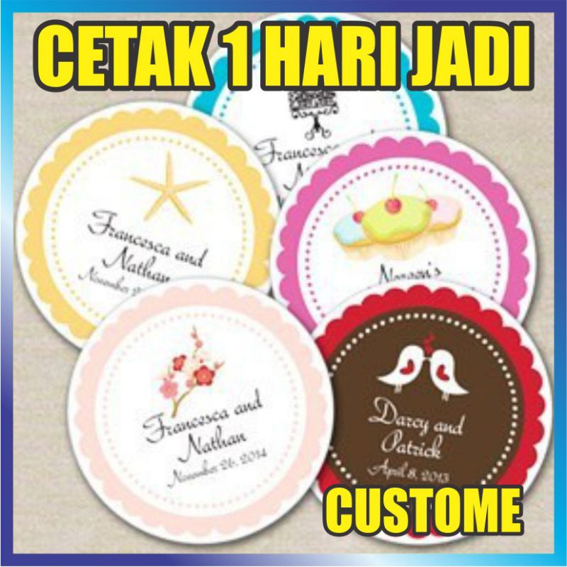 

CETAK STIKER A3+ PRINT + CUTTING STIKER VYNIL MODEL BEBAS. STIKER PRODUK LABEL