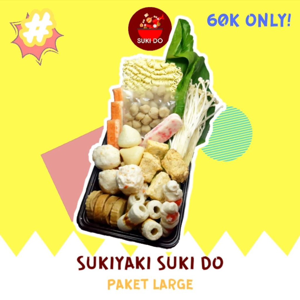 

Suki Instan Large SukiDo (Paket 5-6 Orang)