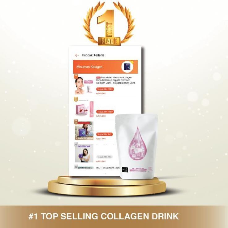 Hot Sale BEAUDELAB COLLAGEN KOLAGEN ORI powder drink rasa strawberry 5 in 1 beauty elixir beautylab.