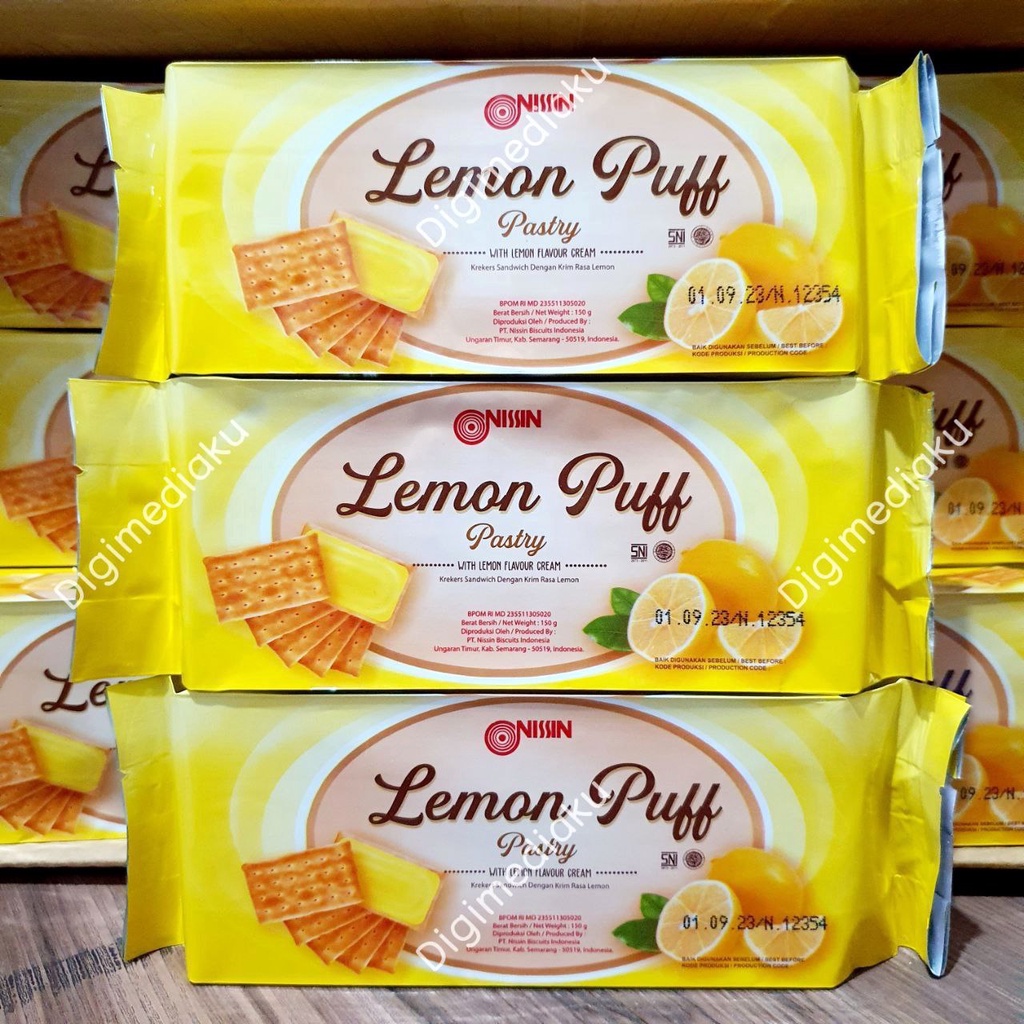 Nissin Lemon Puff Pastry 150 gram