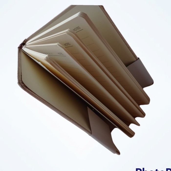 

Gaya Buku Agenda Notebook Series Ukuran 64K Cover Kulit /Buku Blok Series Bergaransi