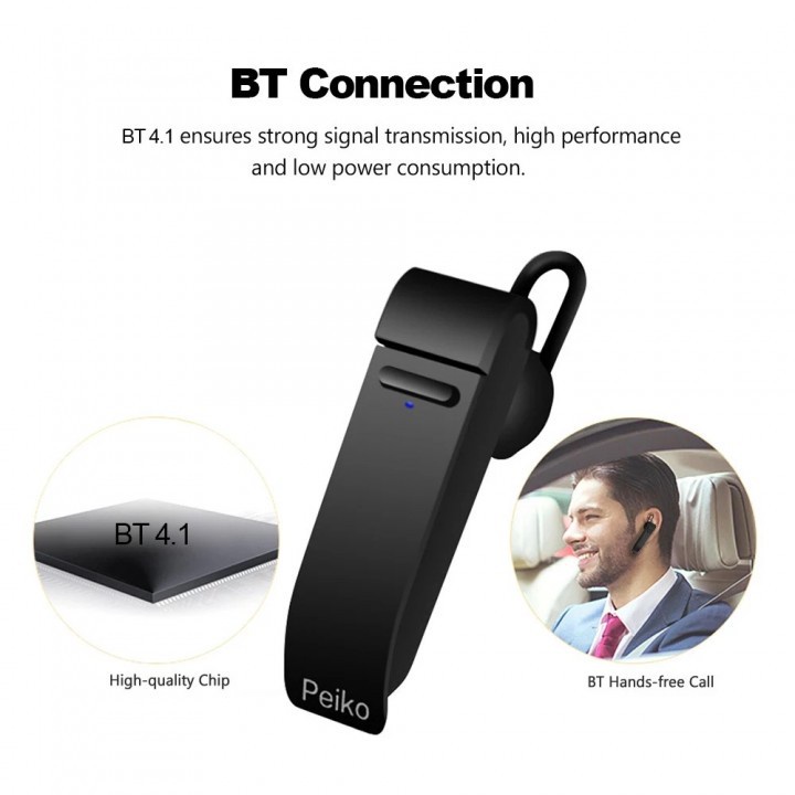 PEIKO Smart Intelligent Real Time Bluetooth Earphone Translator - Alat Penerjemah Bahasa