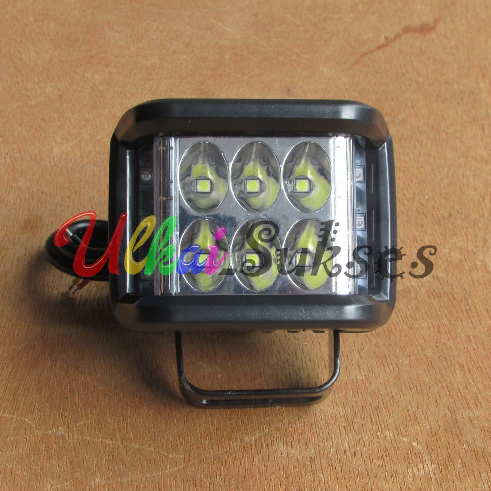 Lampu Tembak Fokus Motor Dan Mobil LED CWL Mini Strobo 6 Mata 12V TW4353 l Lampu Sorot Super Terang WaterProof Universal