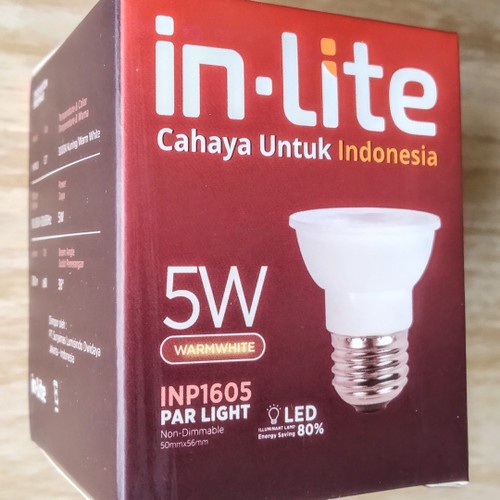 INLITE LED Spot E27 Lampu Sorot COB 5W 5Watt in-Lite 5 W Watt INP1607