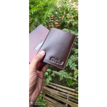 Dompet Pria Full Kulit Sapi Asli Lk Berdiri 13 Slot Kartu EMBOS KICKERS