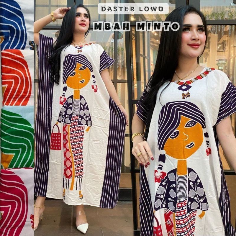 daster kalong jumbo lowo jumbo batik murah lengan pendek baju tidur murah