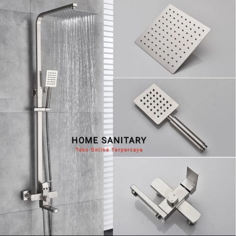 PROMO Shower Tiang CARLO FIOTINI BLACK Shower Column Stainless 304