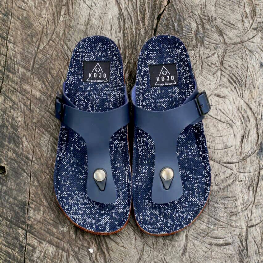 KENICH X JY Sandal Kasual Casual Jepit Pria Kulit Pu AslI Original