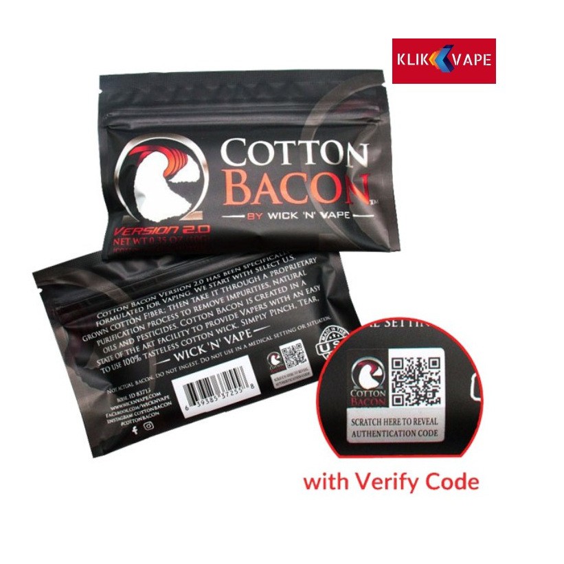 Cotton Bacon V2 New Package Scratch Code [Authentic]