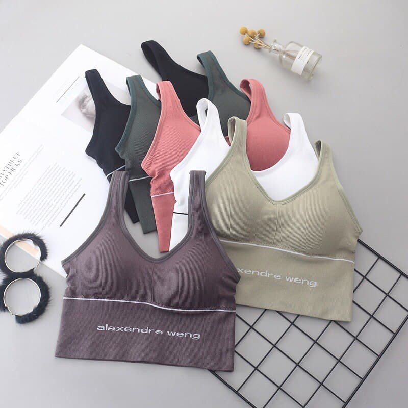 ASK.id - Bra sport BH Sporty Model One-Piece Bra Bralette Push Up Tanpa Kawat Hight Quality bra19
