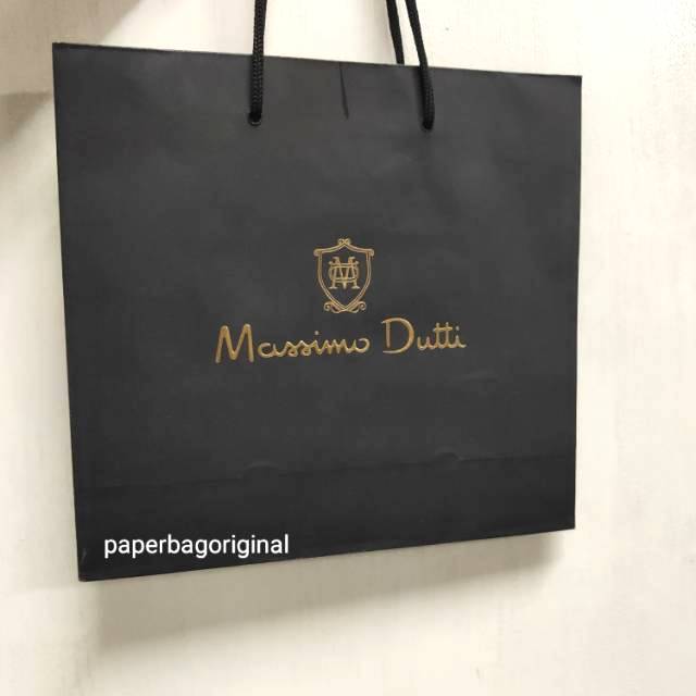 

Massimo Dutti Paperbag Original Paper Bag Authentic