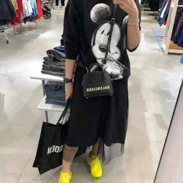 Sweater crewneck mickey head printing