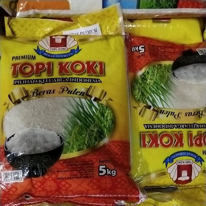 

Beras Topi Koki 5kg