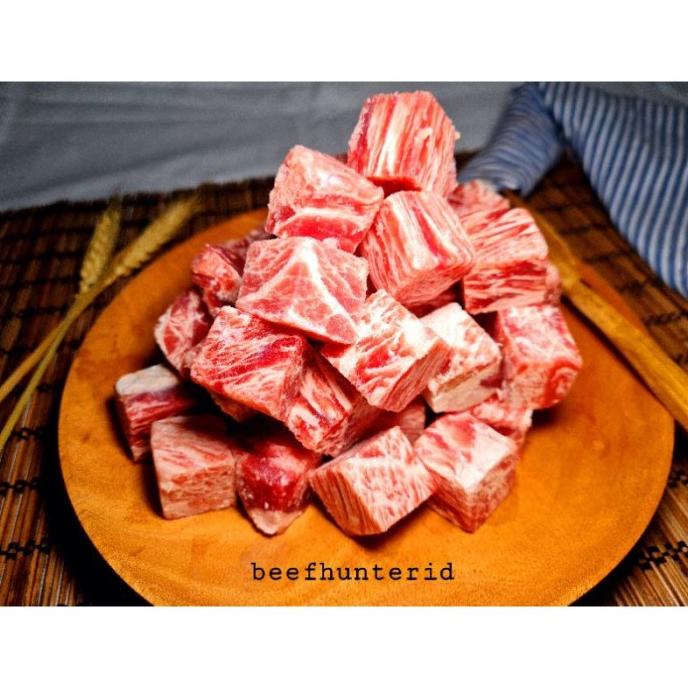 

Nsd62 - Saikoro Beef Steak Meltique - Daging Sapi Wagyu Cube Meltic 50 Nellysuryawati2