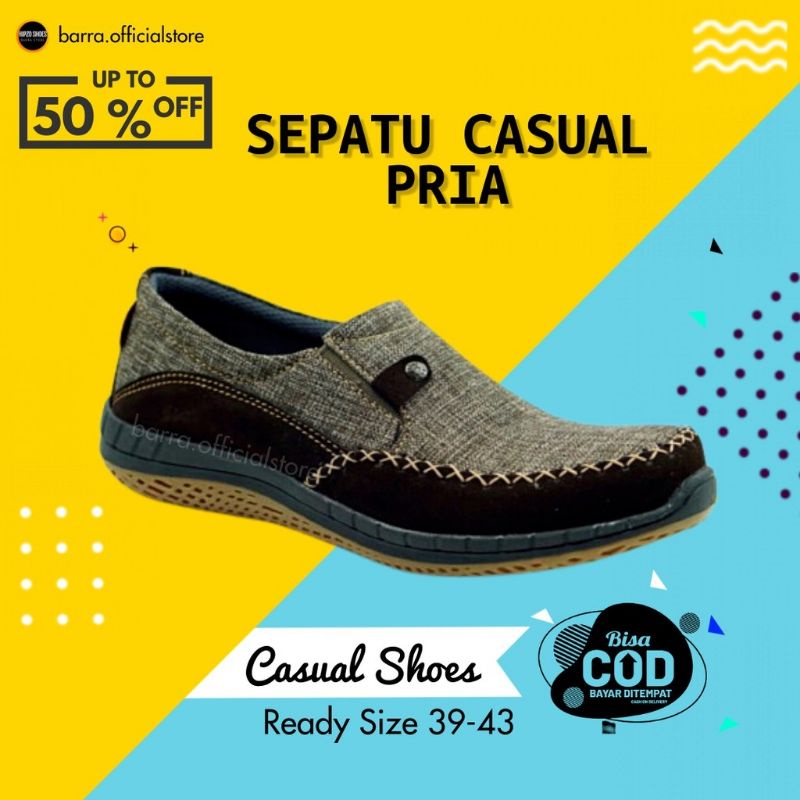 Sepatu Pantofel pria Kulit Cowok Formal Kerja Pria Tanpa Tali Terbaru Original 100% Anti Licin