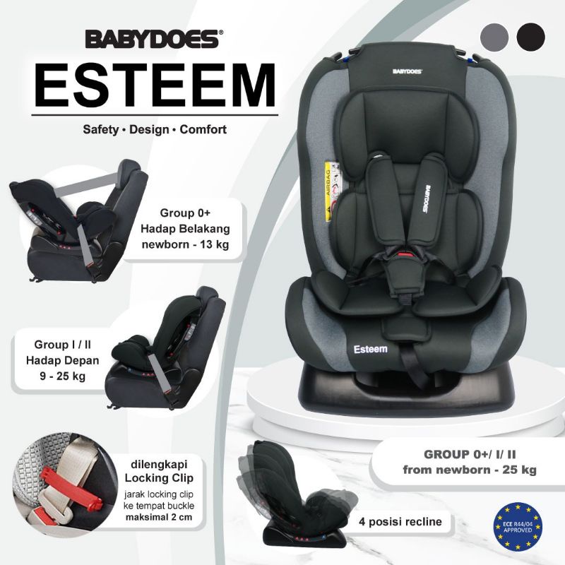 Babydoes car seat esteem tempat duduk bayi mobil