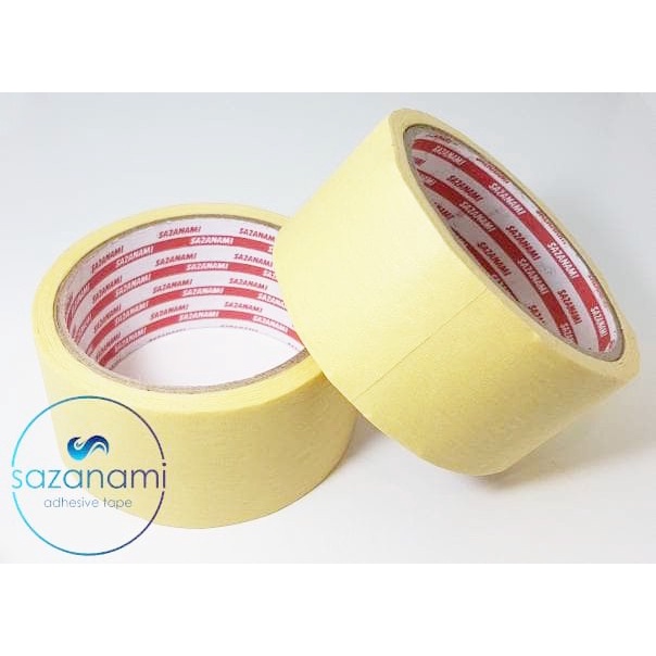 

Lakban Kertas / Masking Tape (2" x 15 m) Sazanami Tape Selotip Isolasi