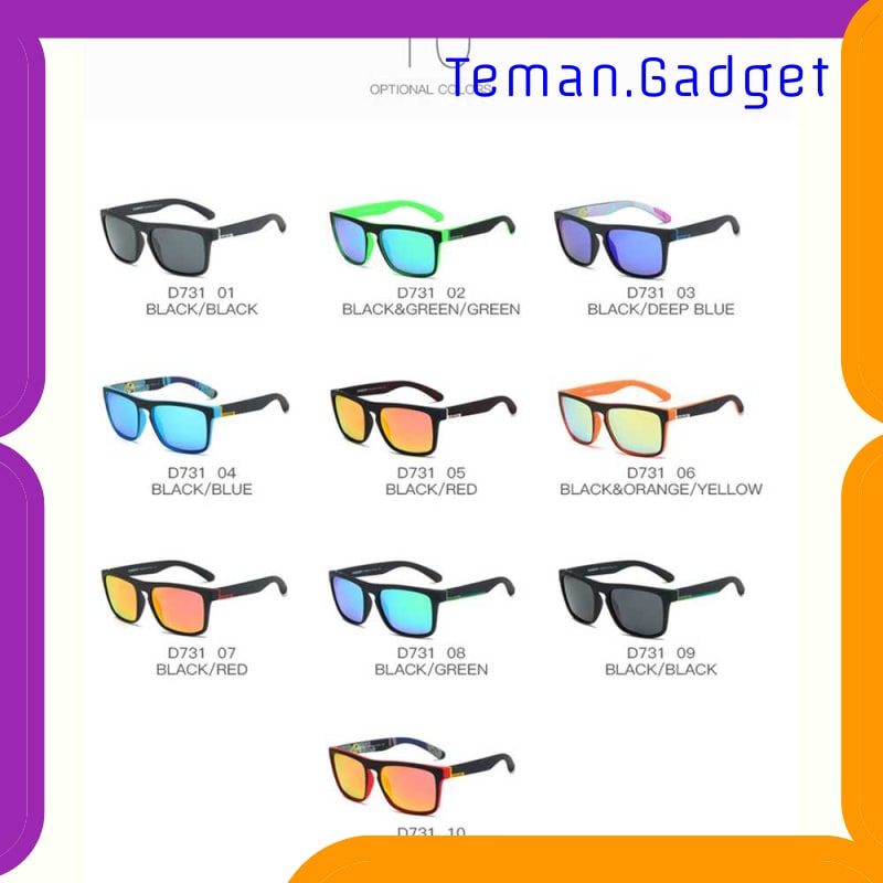 TG-EA042 DUBERY KACAMATA PRIA POLARIZED SUNGLASSES - D731