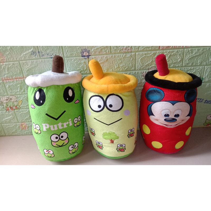 Boneka Boba keropi/keroppi/hello Kitty/Doraemon/Mickey mouse