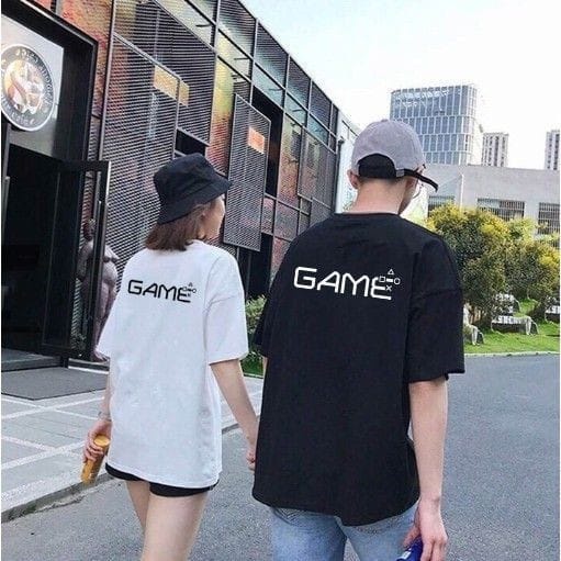 MYSTIQUE.ID-BAJU KAOS COUPLE SQUID GAME T-SHIRT LUCU DAN AESTHETIC