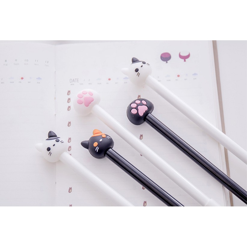 Bolpoin Karakter KUCING / Bolpoin Kartun CAT PAW / Pulpen Gel 0,38 mm Motif KUCING / Ballpoint Lucu