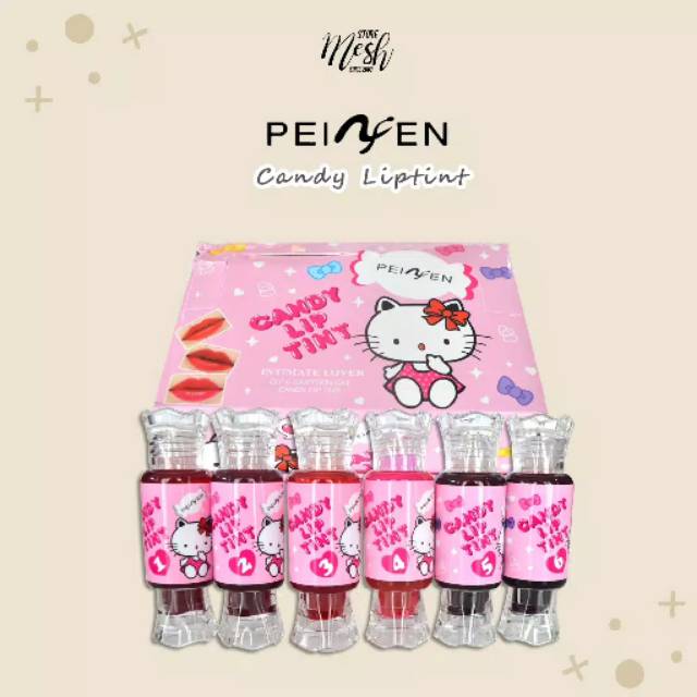 HARGA eceran - HK CANDY / peiyen  Liptint Helo kitty water candy Lip tint