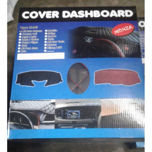 Alas Cover Da   shboard Kulit / Tatakan Dasboard Mobil Kulit | Shopee