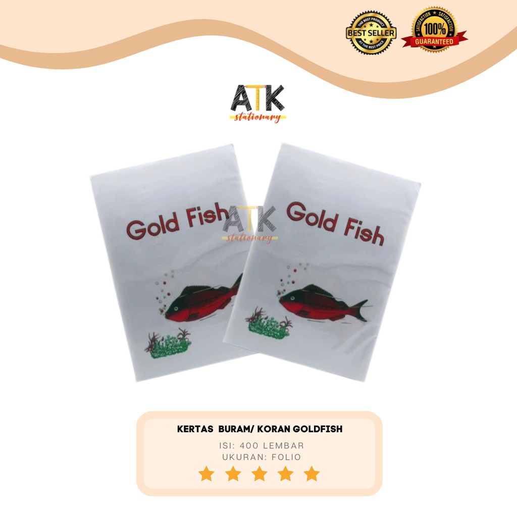 

Kertas Buram Folio Goldfish Kertas Koran