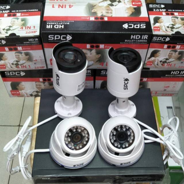 Paket cctv murah 4channel spc 2megapixel 1080full hd komplit tgl pasang aja