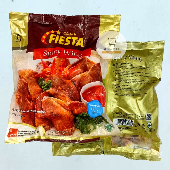 Fiesta Golden Spicy Wing 500gr / 500 gram