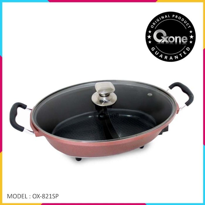 OX-821SP Panci Elektrik Oxone Yin Yang 2in1 Shabu-Shabu