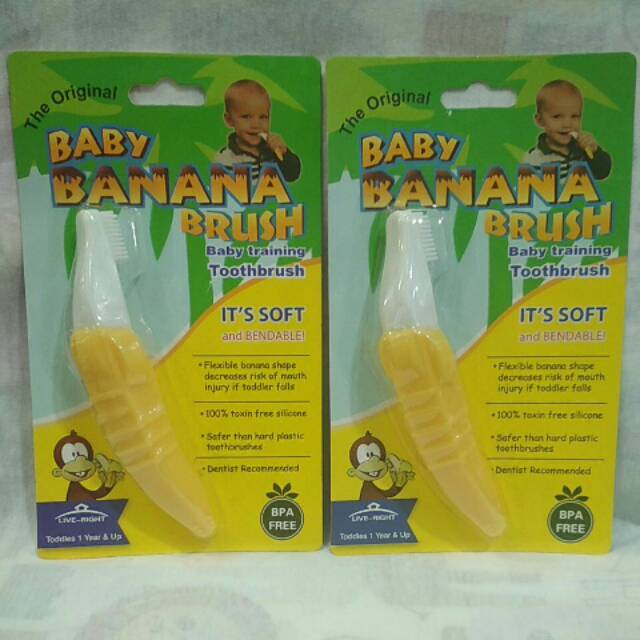 Baby grow brush banana training