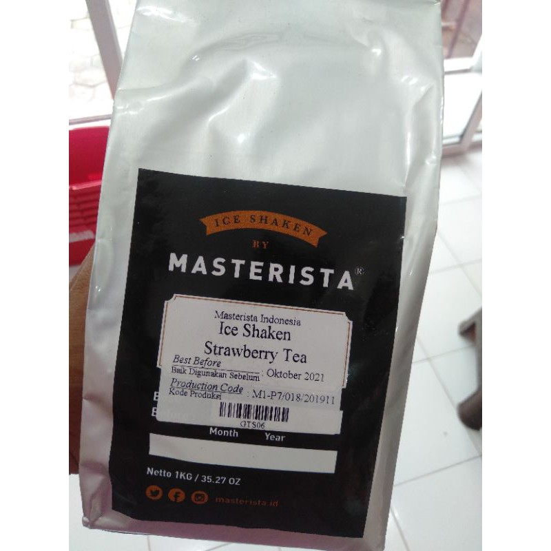 

masterista ice shaken strawberry tea