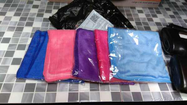 Kain Lap Microfiber Tebal Lap Mobil Motor Halus Pembersih Serbaguna Perlengkapan Rumah Tangga L08